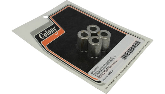 Colony 3384-4 Gas Tank Mounting Hardware Kit - Cadmium-Plated - 4 Pack - 5/8in. OD x 5/16in. ID x 49/64in. Thick