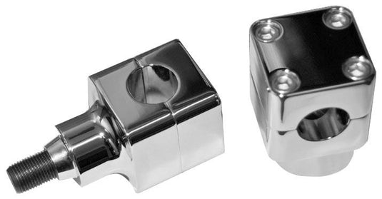 Wild 1 WO533 1in. Stubby Chubby Springer Riser - Chrome