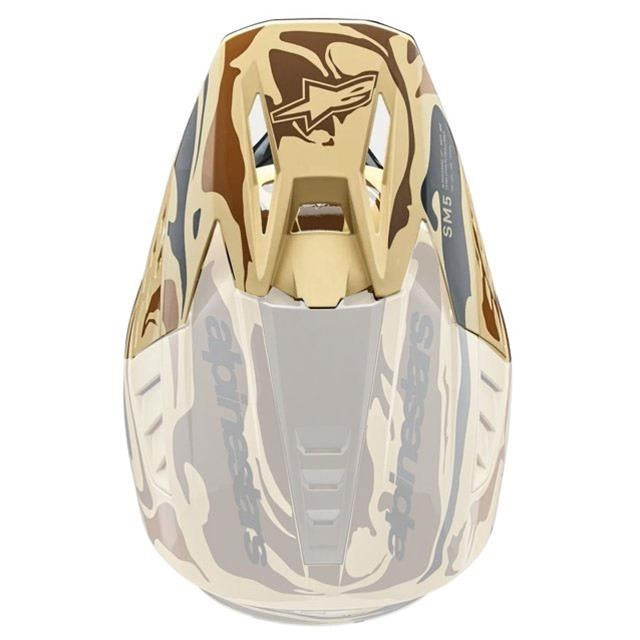 Alpinestars Visor for S-M5 Mineral Helmet - Dark Brown/Kangaroo