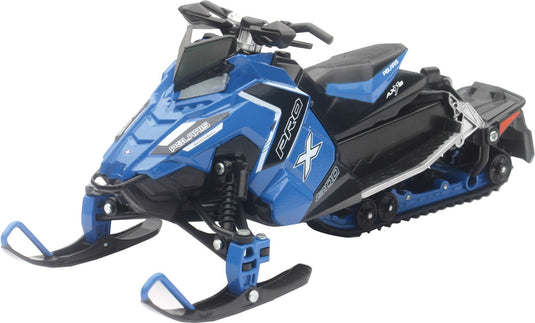 New Ray Toys 57783B 1:16 Scale Snowmobile - Pro-X 800 - Blue