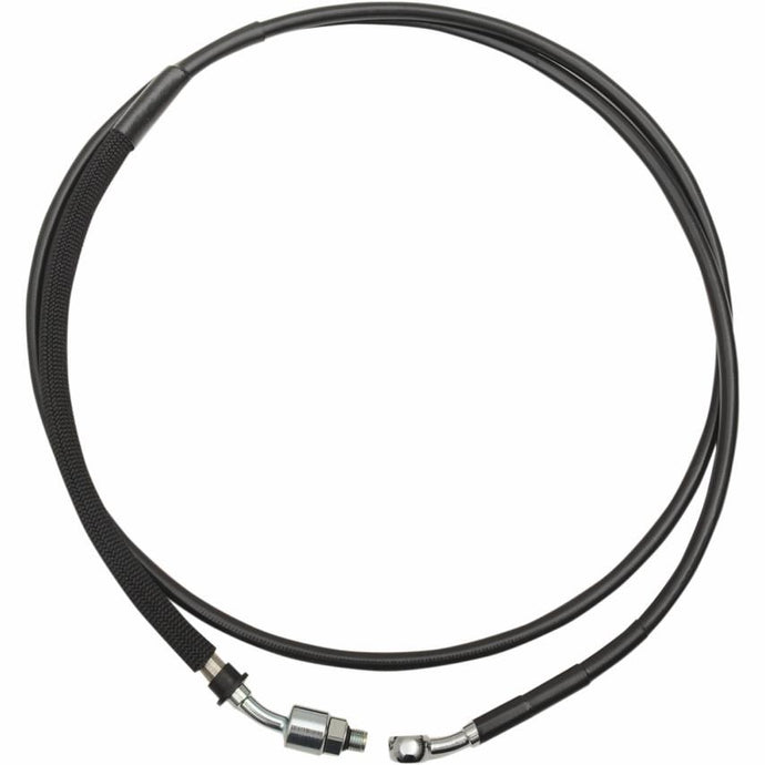 Drag Specialties 0661-0016 Stainless Steel Hydraulic Clutch Line - 78 1/8in. (+8in.) - Black