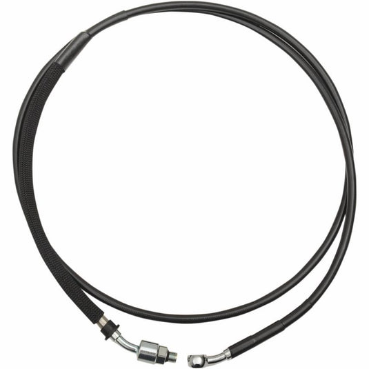Drag Specialties 0661-0016 Stainless Steel Hydraulic Clutch Line - 78 1/8in. (+8in.) - Black