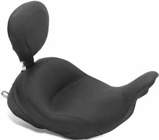 Mustang 79910 LowDown Solo Seat with Driver Backrest - Vintage