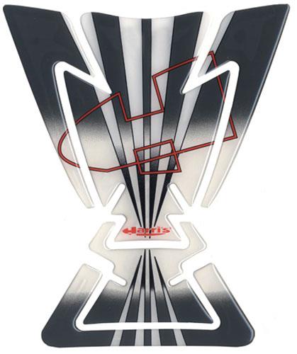 Harris Grips 13901-TGR EVO Puzzle Tank Protector - Transparent/Gray