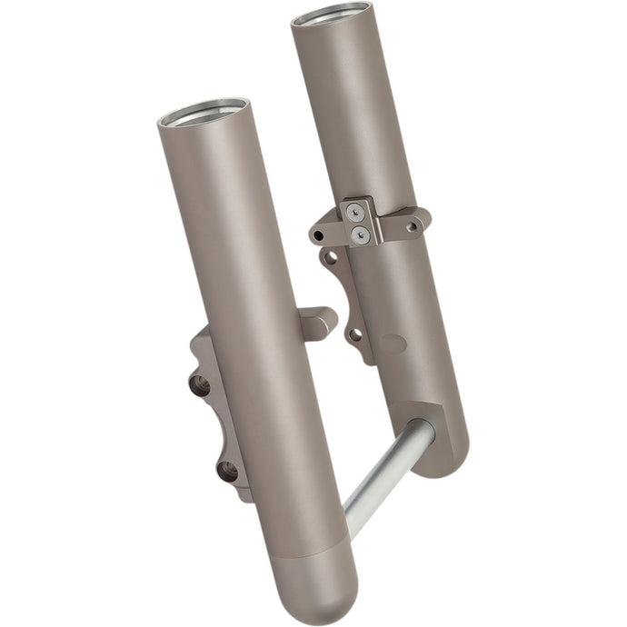 Arlen Ness 06-507 Hot Legs Dual Disc Fork Leg Set - Smooth - Titanium Anodized