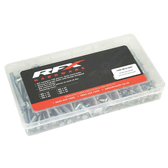 Rfx FXBK M6-00 55SV Race Series M6 Flange Head Bolt Assortment Box