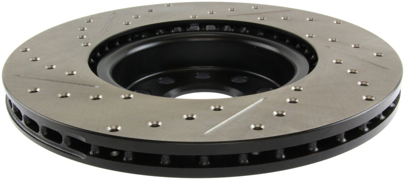 Load image into Gallery viewer, Stoptech 127.33098L ST Slot &amp; Drill Brake Rotors
