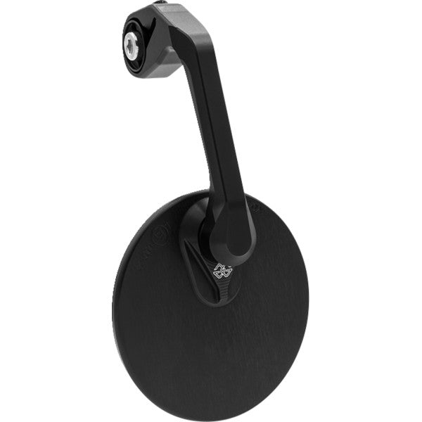 Gilles Tooling M04-02-BD Handlebar End Mirror - Moon - Matte Black