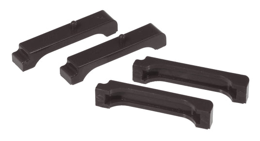 Prothane 7-1712-BL PRO Radiator Insulators - Blk