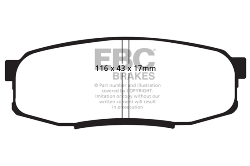 Load image into Gallery viewer, Ebc DP61816 EBC Greenstuff Brake Pad Sets
