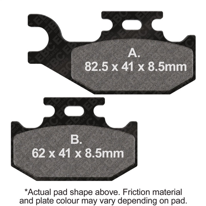 Load image into Gallery viewer, Ebc Powersports FA414R EBC R Sintered Brake Pads
