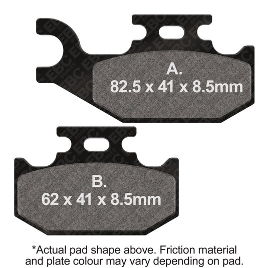 Ebc Powersports FA414X EBC FA-SFA-X Brake Pads