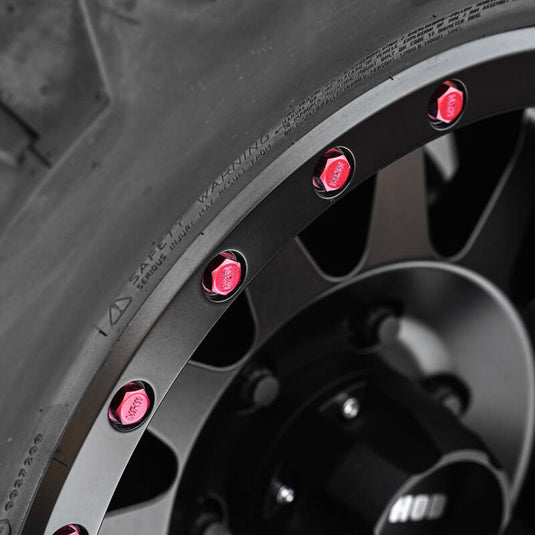 Method Wheels BT-BOLT MATTE RED KIT MRW Lip Bolt