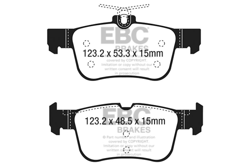 Load image into Gallery viewer, Ebc UD1833 EBC Ultimax2 Brake Pad Sets
