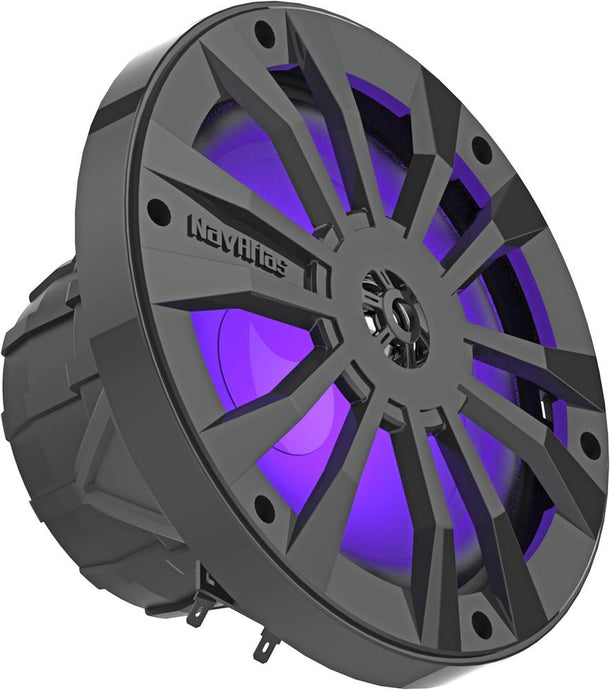 Navatlas N652L 2 Way 6.5in. Blue LED Speakers - 200W - Pair