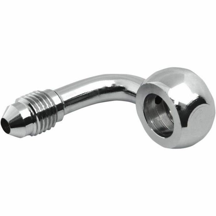 Magnum 1703-20 10mm Banjo X AN-3 Brake Line Fitting - 90 Deg. - Chrome