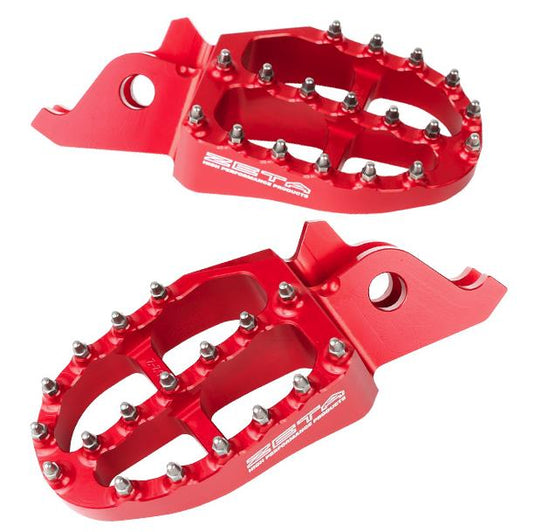 Zeta ZE93-1022 Footpegs - Red