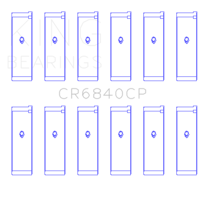 Load image into Gallery viewer, King Engine Bearings CR6840CP KING Connecting Rod Bearings
