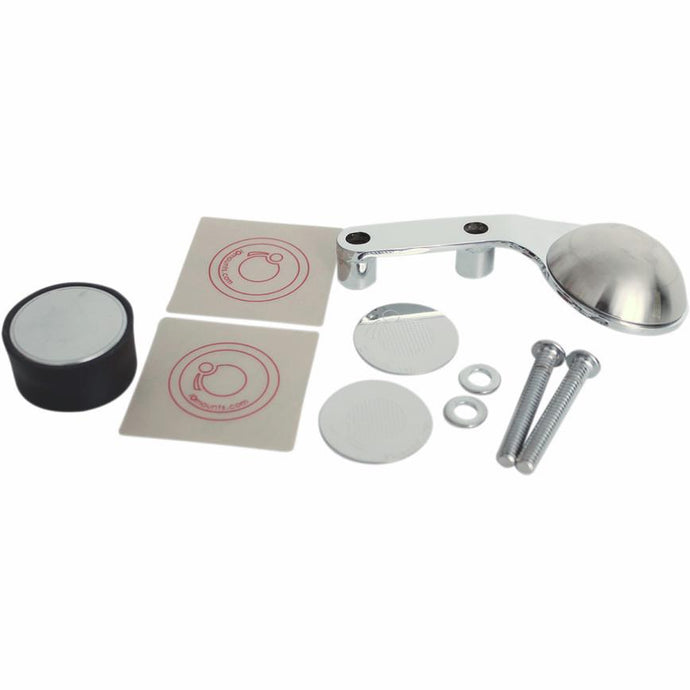 Klock Werks KWD-01-0380 iOmounts Handlebar Perch Mount Kit - Left Hand - Chrome