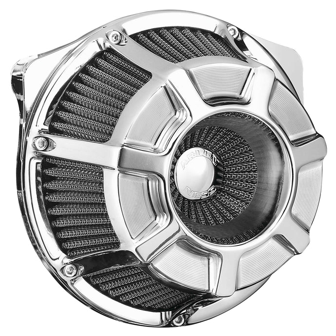 Arlen Ness 18-918 Inverted Series Air Cleaner Kit -  Beveled - Chrome