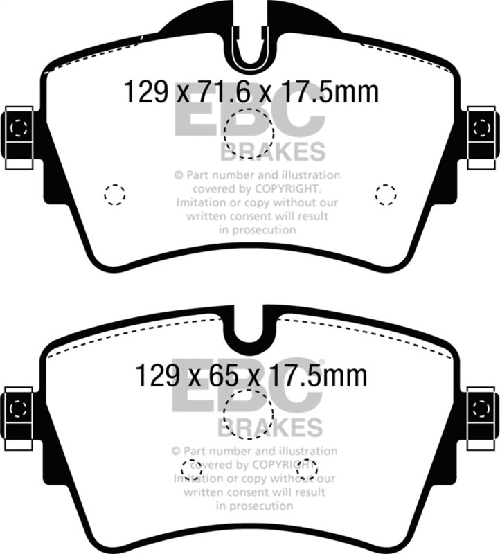 Load image into Gallery viewer, Ebc DP22227 EBC Greenstuff Brake Pad Sets
