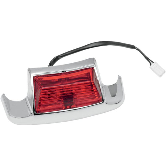 Drag Specialties 2040-0580 Rear Fender Tip Light - Light with Red Lens