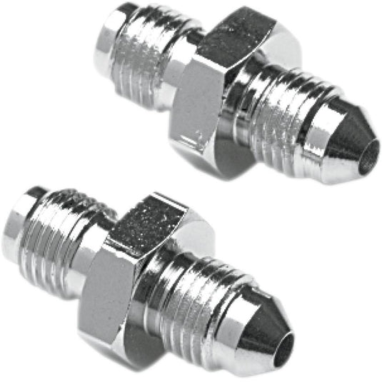 Goodridge P10324-03CH-2 Universal Tube Adapters - 3/8in.-24 I.F. to -3 - Chrome