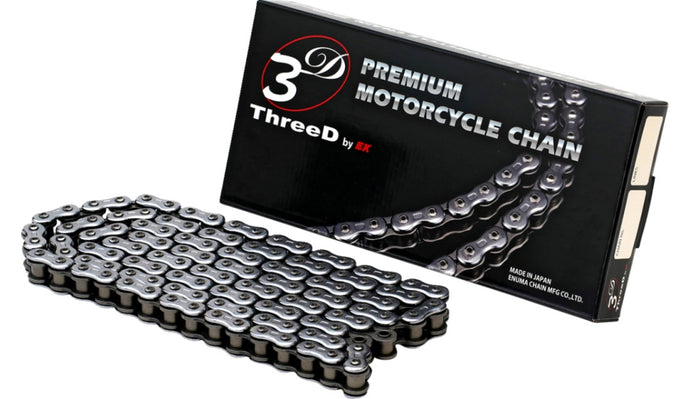 Ek Chain 530L3D-120C 530 L3D Drive Chain - 120 Links - Chrome