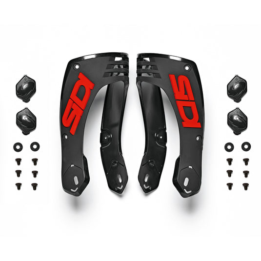 Sidi 298 Rex Upper Brace - Black/Red - 43-48