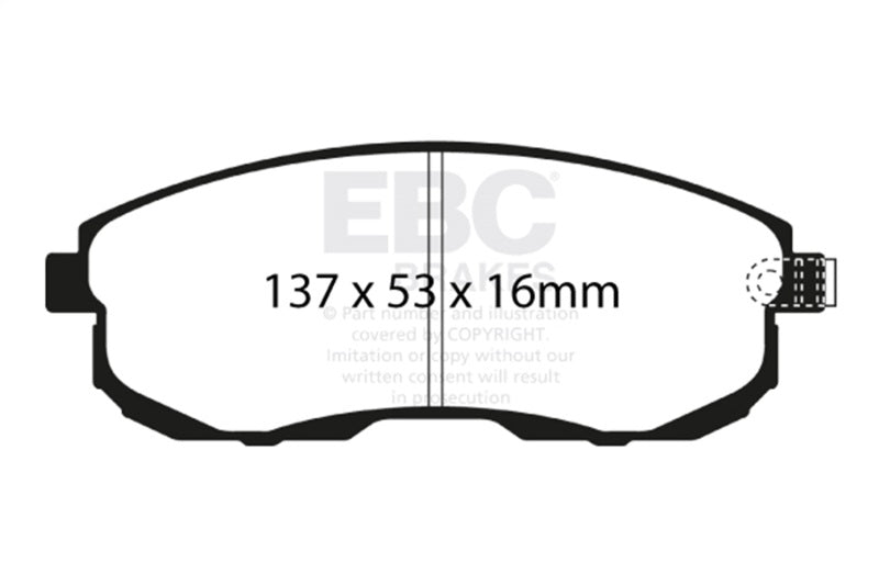 Load image into Gallery viewer, Ebc DP21636 EBC Greenstuff Brake Pad Sets
