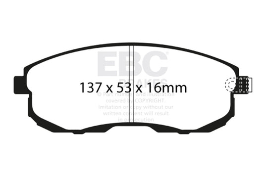 Ebc DP21636 EBC Greenstuff Brake Pad Sets