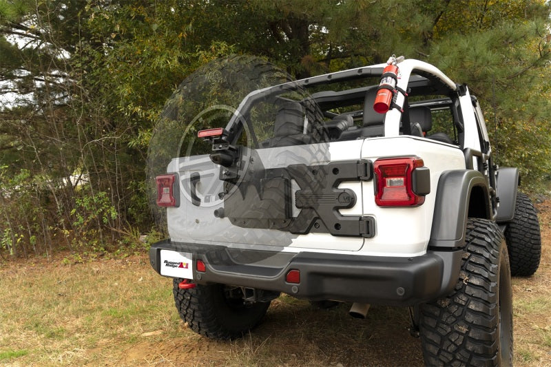 Load image into Gallery viewer, Rugged Ridge 11546.57 RUG Spare Tire Carriers
