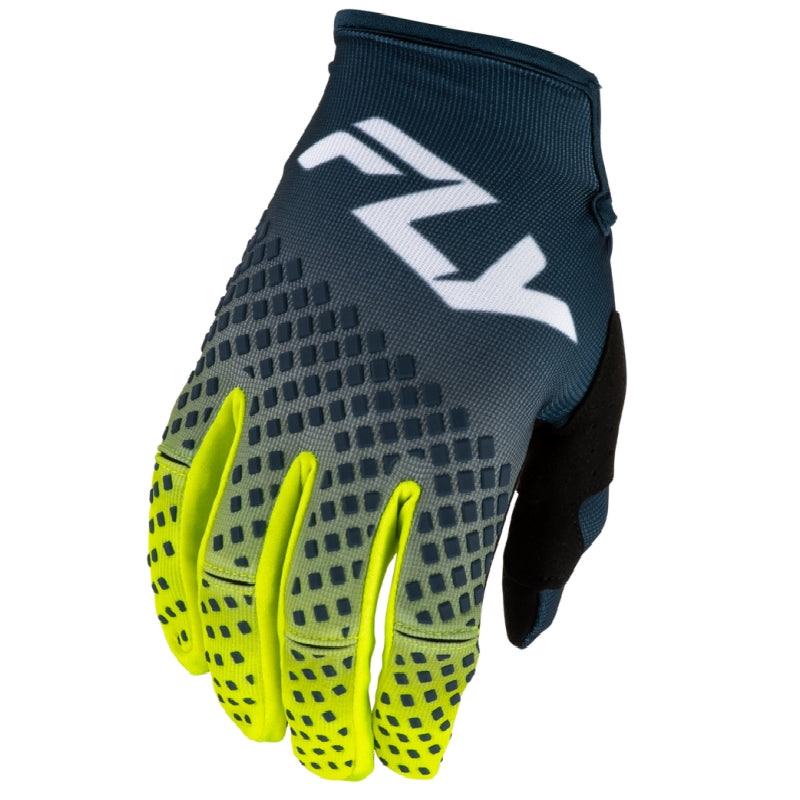 Load image into Gallery viewer, Fly Racing Kinetic Fade Gloves (XXX-Large, Navy/Hi-Vis/White)
