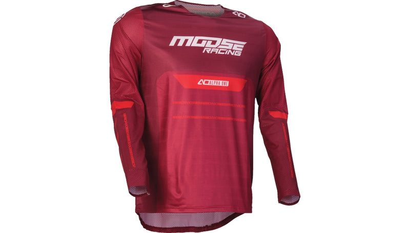 Load image into Gallery viewer, Moose Offroad Alpha One Jersey (X-Large, Burgundy/White)
