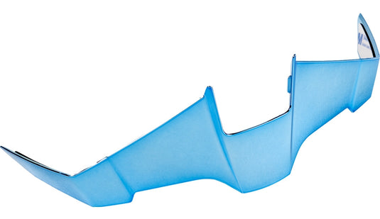 Icon Rear Spoiler for Threshold Helmet - Boatdrink Blue - Md/3XL