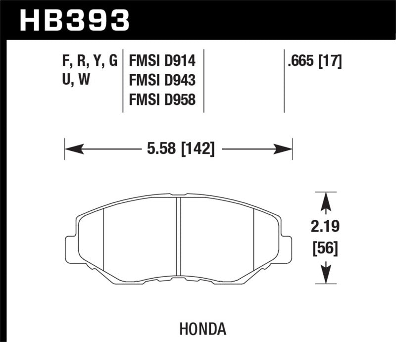 Load image into Gallery viewer, Hawk Performance HB393N.665 HAWK HP+ Brake Pad Sets
