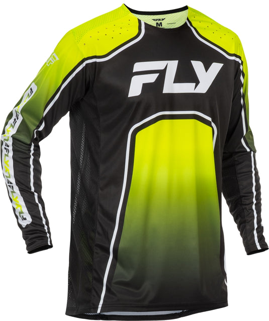 Fly Racing Rayce Youth Jersey (Small, Lime/Black/White)