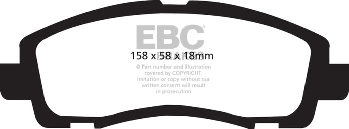 Ebc DP21753 EBC Greenstuff Brake Pad Sets