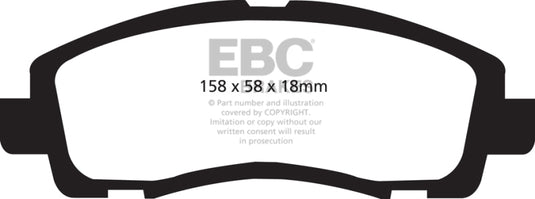 Ebc DP21753 EBC Greenstuff Brake Pad Sets