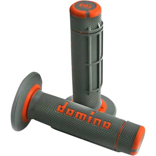Domino A02041C4552A7-1 Dually Grips - Gray/Orange