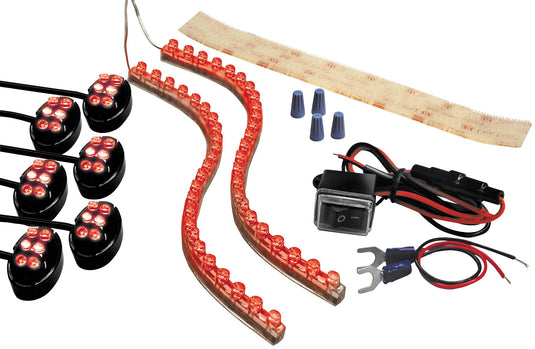 Street Fx 1044661 Proflex Kit - Green LEDs - Black