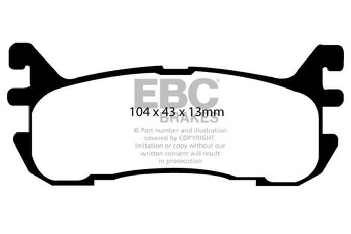 Ebc DP21003 EBC Greenstuff Brake Pad Sets