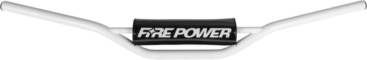 Fire Power 063201251 Carbon Steel Coated Handlebar - White