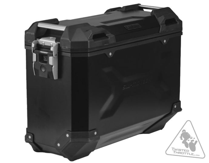 Sw-Motech ALK.00.733.11000L/B Trax Adventure 37 Liter ALU-BOX Side Case - Left - Black