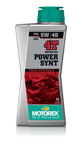 Motorex 308093 Power Synthetic 4T Oil - 5W40 - 1L
