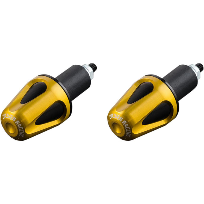 Driven Racing DXB-GD D-Axis Bar Ends - Gold/black