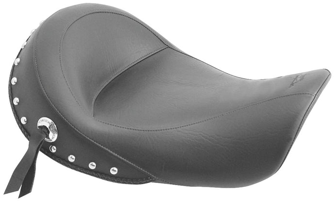 Mustang 75084 Studded Solo Seat with Chrome Studs