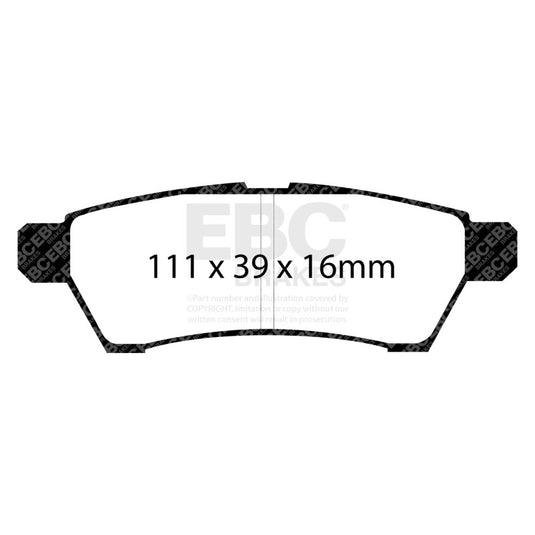 Ebc DP41746R EBC Yellowstuff Brake Pad Sets