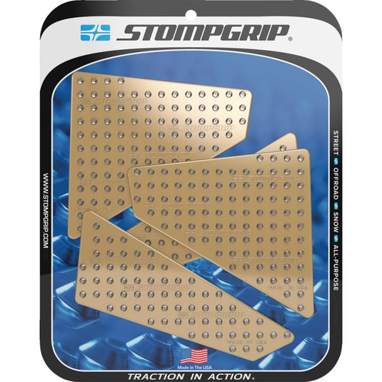 Stompgrip 55-10-0213C Volcano Profile Traction Tank Grip - Street - Clear