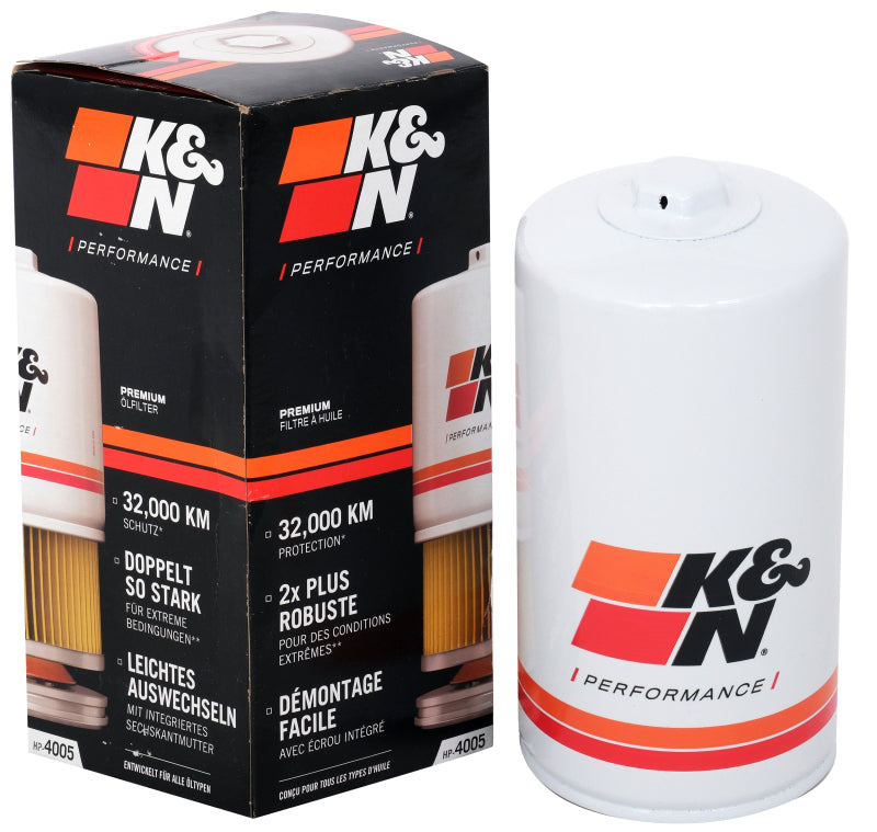 Load image into Gallery viewer, K&amp;N Engineering HP-4005 KN Premium Wrench-Off Oil Filt
